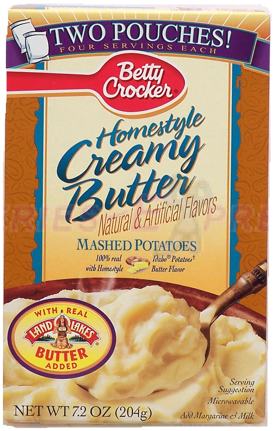 Betty Crocker&nbsp;&nbsp;homestyle creamy butter instant mashed potatoes Full-Size Picture